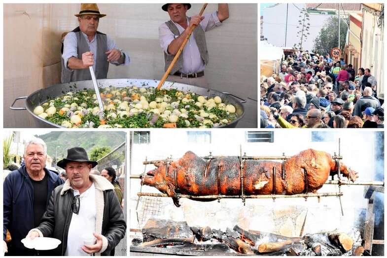 Locales y turistas disfrutaron de una jornada festiva en Tenteniguada (Foto Antonio Alí)